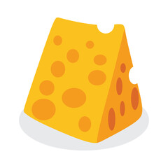 Fresh cheese vector illustration design or dairy product Vector illustration design yellow color with white background 