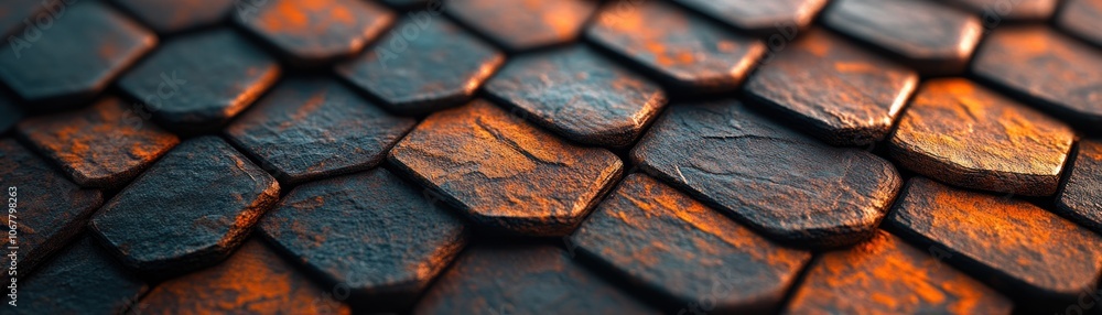 Poster close-up of lizard scales with intense sharpness and organic textures in nature a detailed macro pho