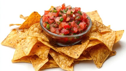 Fresh Salsa and Tortilla Chips Arrangement