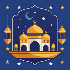 realistic ramadan horizontal banner template