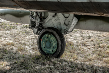 Undercarriage part of a jet fighter