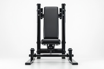 Black weight bench for gym workout