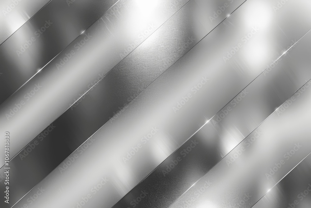 Aufkleber Silver Gradient Background with Light and Shadow