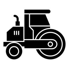 Construction icon related to buildings and heavy equipment