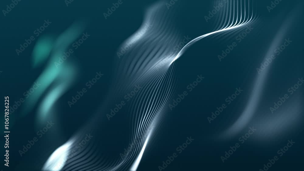 Aufkleber a stunning and vibrant abstract background seamless loop featuring graceful flowing light patterns