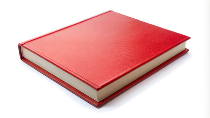 Naklejka premium red book isolated on white