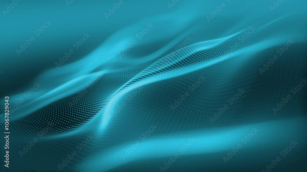 Aufkleber a stunning and vibrant abstract background seamless loop featuring graceful flowing light patterns