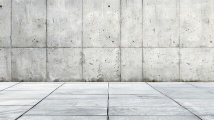 Fototapeta premium Explore the beauty of modern concrete architecture with weathered textures and empty urban spaces.