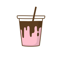 iced strawberry chocolate