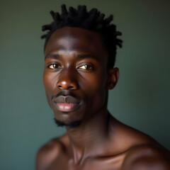 Obraz premium Portrait of African handsome man