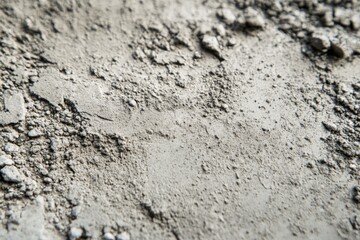 Obraz premium An up-close image showcasing a rough, gray, granular textured surface capturing the intricate patterns and natural irregularity of the material in great detail.