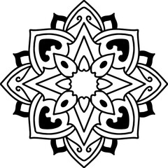 mandala, art, flower, abstract, design, ornament, decoration, ethnic, pattern, element, indian, floral, henna, vector, decorative, illustration, round, background, meditation, circle, ornate, ornament