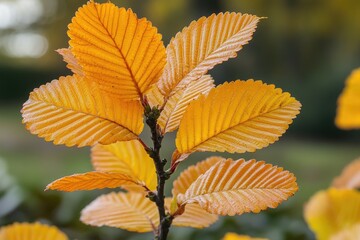 Close-up shot of fall foliage. Perfect for illustrating the beauty of autumn.