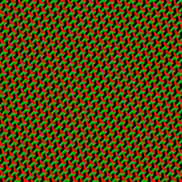 Varying Hues Alternating Color Checkerboard Style Tapered Block Cube Pyramid Pattern Africa Colors Kwanzaa Pan African 1082