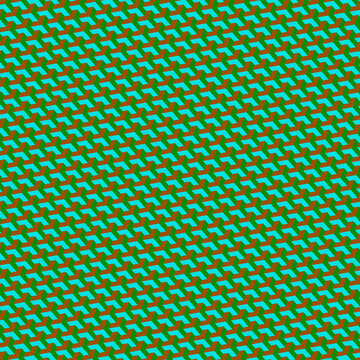 Varying Hues Alternating Color Checkerboard Style Tapered Block Cube Pyramid Pattern 1086
