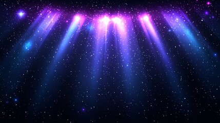 Radiant beam of light piercing the darkness. a symbol of hope, new beginnings, and the power of light over