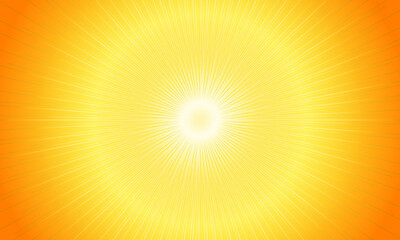Obraz premium Abstract star or sun. Explosion effect. Fast motion effect. shiny yellow light.