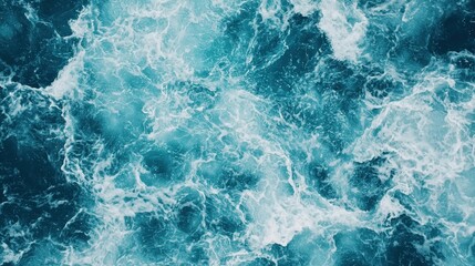 Ocean Waves Texture   Blue Water Foam Background