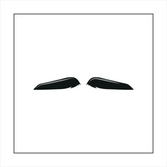 vector graphic of moustache i...