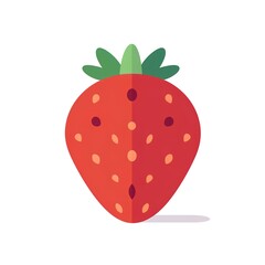 Fototapeta premium strawberry on white background