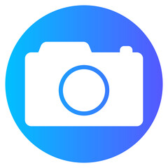 camera gradient icon