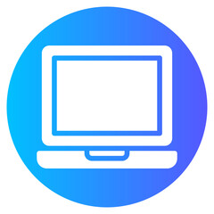 laptop gradient icon