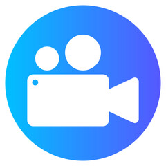 video gradient icon