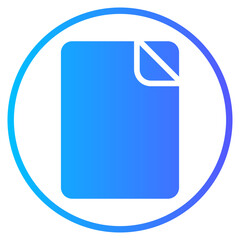 file gradient icon