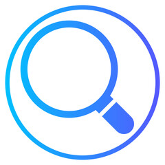 search gradient icon