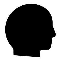 head glyph icon