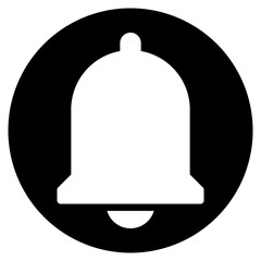 bell glyph icon