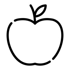 fruit line icon