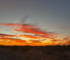 Sunset over Mesa, AZ