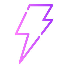 bolt gradient icon