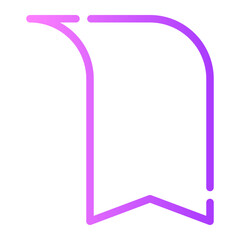 bookmark gradient icon