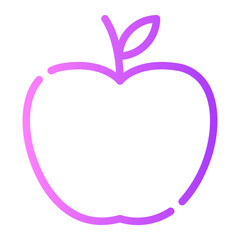 fruit gradient icon