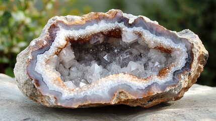 Fototapeta premium Close-Up of Stunning Geode Interior
