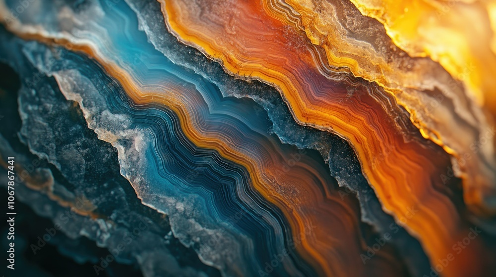 Poster vibrant abstract texture with rich color patterns