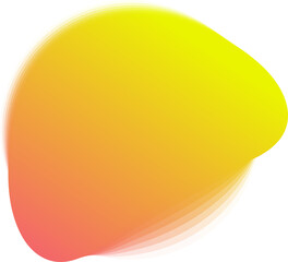 Circle color curve blend gradation for badge, price tag, label, logo