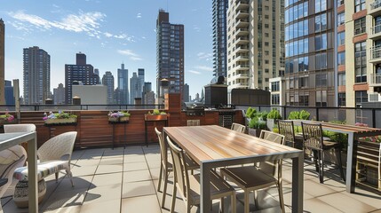 Top Floor Outdoor Terrace - a serene and inviting space. The terrace offers a perfect blend of comfort and elegance, ideal for relaxation and enjoyment.