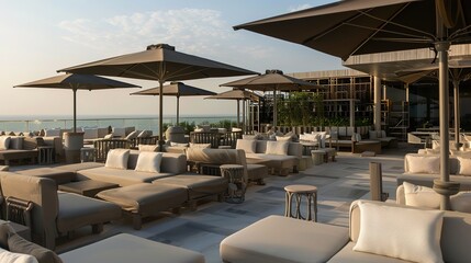 Top Floor Outdoor Terrace - a serene and inviting space. The terrace offers a perfect blend of comfort and elegance, ideal for relaxation and enjoyment.