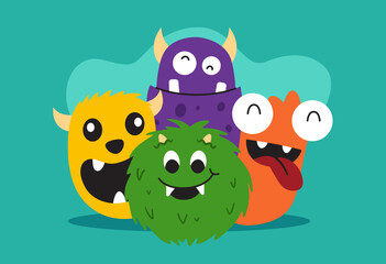 monster character illustration