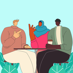 Illustration showing diversity