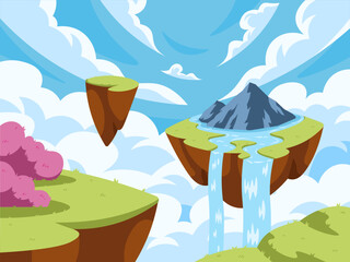 a fun fantasy world illustration