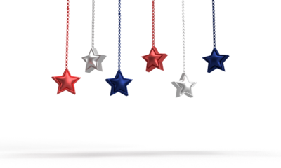 star chain red pink orange blue white dicut backgrond object usa united state america flag symbol sign election day martin luther kin black history month president day solider hero military army 