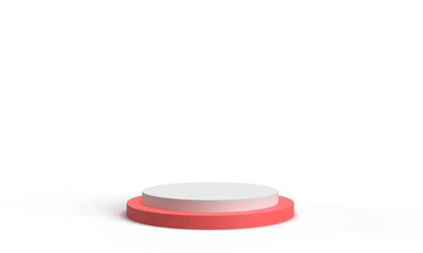 White pink podium stage circle round object stand showcase design dais empty display  presentation product beauty cosmetic elegance advertisement marketing sale customer buy luxury showing performance