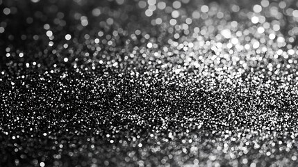 Silver glitter background.