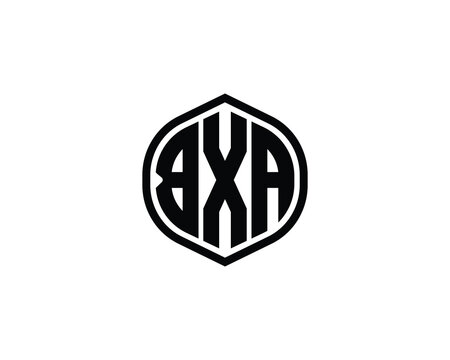 BXA Logo design vector template. BXA