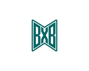 BXB logo design vector template. BXB