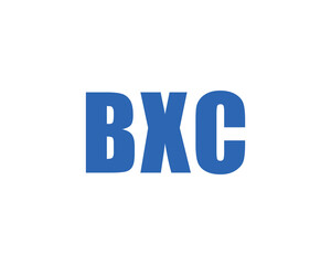 BXC logo design vector template. BXC